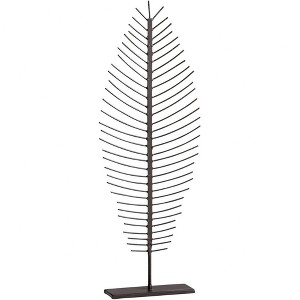 Cyan Design - Skeleton Leaf - Small Sculpture - 3.25 Inches Wide By 28.25 Inches High - 1 of 1