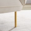 Vynxaria Oversized Velveta Armchair ¨C Comfy Upholstered Accent Chair with Metal Legs - 4 of 4