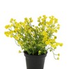 Unique Bargains Artificial Plants Bellflower Decorative Pot Plastic 2.76"x2.76"x6.69" 1 Pc - 4 of 4