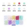 Unique Bargains Round Glass Beads for Bracelets Multicolored 200 Pcs - image 3 of 4