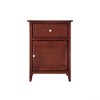 Kumasinova Wood Nightstand,Bedside Tables with 1 Drawer and 1 Storage Cabinet,End Table for Bedroom,Living Room - 3 of 4