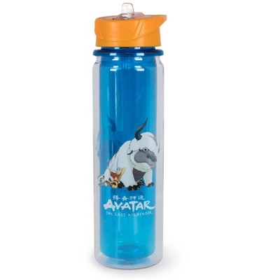 Surreal Entertainment Avatar: The Last Airbender Aang and Appa Water Bottle | Holds 16 Ounces