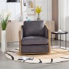 CAVINAS Accent Chair, Comfortable Accent Sofa Chair for Living Room, Corduroy Swivel Barrel Chair, 360 Degree Swivel Barrel Club Chair - 2 of 4