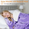 Tirrinia Heated Blanket Wearable Electric Blanket, Plush Fleece Heating Blanket, Electric Throw Blanket for 5 Heating Levels, Winter Cozy Gift - 4 of 4