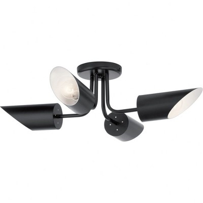 Kichler Lighting Trentino 4 - Light Semi-Flush Mount in  Black