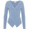 Women's Overlapping V-Neck Sweater - LASCANA - 4 of 4