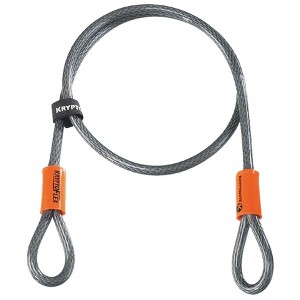 Kryptonite KryptoFlex Cable 1004 4 ' x 10 mm Thick Braided Steel Cable W/ Loops - 1 of 1