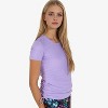Calypsa Women's UPF 50+ Short Sleeve Adele Swim Top - 3 of 4