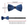INSPIRE CHIC Men's Velvet Adjustable Pre-Tied Bow Tie - 3 of 4