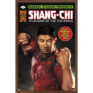 Trends International Marvel Shang - Legend of Ten Rings - Action Issue Framed Wall Poster Prints - 1 of 4