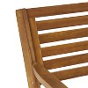 Outdoor Hermosa KD Wood Dining Chair With Cushons (Set of 2) - 4 of 4