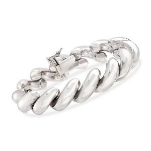 Ross-Simons Italian Sterling Silver Large San Marco Bracelet - 1 of 4