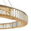 Possini Euro Design Vesta Gold Ring Pendant Light 35 1/2" Wide Modern LED Crystal Glass for Dining Room House Foyer Kitchen Island Entryway Bedroom - 3 of 4