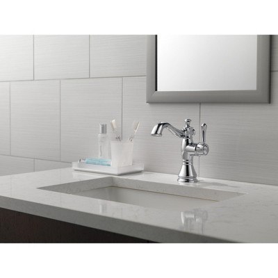 Cassidy Chrome Single Hole Bathroom Faucet with Drain Assembly