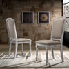 Dexmalle Set of 2 Iris Turned Leg Wood Dining Chair - 2 of 4