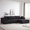 NicBex Couches for Living Room 108" Upholstered Modular L Shape Sectional Sofa Couch Set Free Combination Chenille With 6 Pillows for Bedroom - 2 of 4