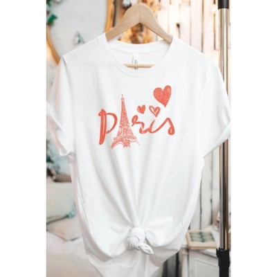 Women's FALL IN LOVE IN PARIS TEE - Shamaim