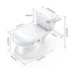 Potty Training Toilet for Baby, Realistic Potty Toilet with Soft Seat,Realistic Flushing Sound,Removable Pot,Storage Tank,Splash Guard,Non-Slip - 2 of 4