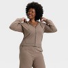 Women's Fleece Zip-Up Sweatshirt - Auden™ - 4 of 4