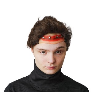 Costume Culture by Franco LLC Brown Frankenstein Adult Costume Wig With Metal Studs | One Size - 1 of 4