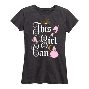 Women's - Disney Princess - This Girl Can Short Sleeve Graphic T-Shirt - 1 of 4