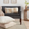 Faux Rabbit Fur Throw Pillow - Threshold™ - image 2 of 4