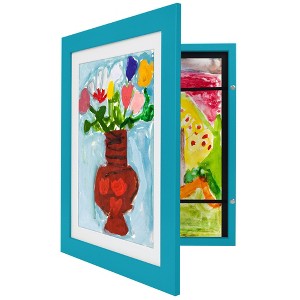 Kids Drawings Frame - Composite Wood And Shatter-Resistant Glass - 1 of 4