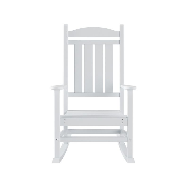 WestinTrends All-Weather Outdoor Patio Poly Classic Porch Rocking Chair, 1 of 4