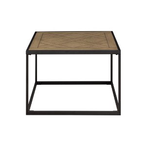 NicBex Contemporary Coffee Table Rectangle/Square Parquet Wood Top Modern Design, Easy Assembly for Living Room or Office - 1 of 4
