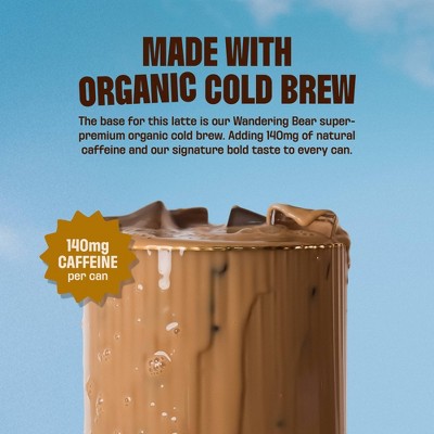 Wandering Bear Coffee Vanilla Latte - 8 fl oz