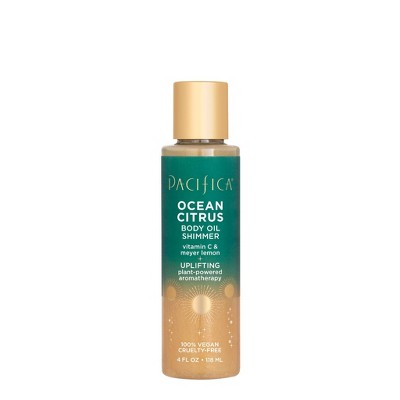 Pacifica Shimmer Ocean Citrus Body Oil - Summer Gold - 4 fl oz