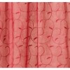 Kate Aurora Complete 4 Piece Linen Leaf Embroidered Complete Kitchen Curtain Set - 3 of 3