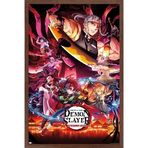 Trends International Demon Slayer - Key Visual 1 Framed Wall Poster Prints - 1 of 4