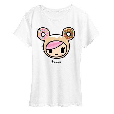 Women's - Tokidoki - Donutella Face Short Sleeve Graphic T-Shirt