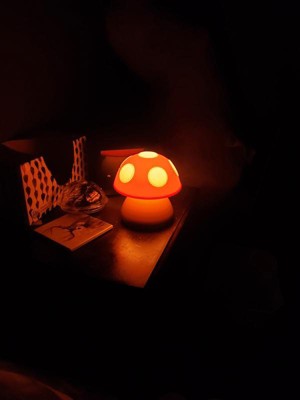 Mushroom Kids Night Light Pillowfort Led Novelty Nightlight Red Battery powered Ages 8 Target