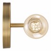 Access Lighting Iconic 2 - Light Wall Light in  Antique Brushed Brass - 3 of 4