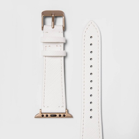 White leather watch on sale band