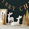 Ceramic Standing Deer White Christmas - Threshold™ - 2 of 3