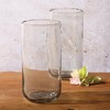 Bloomhouse Sayulita Spring 8 Piece Hand Made 21 OZ Jadeite Clear Glass Tumbler Set W/ Coasters - 2 of 3