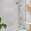 WOWOW Single Handle 8-Spray Shower Faucet 1.8 GPM with Handheld Shower and Tub Spout High Pressure in. Brushed Nickel - 2 of 4