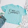 Simply Sage Market Women's  Hello Summer Sun Short Sleeve Relaxed Fit Cropped Graphic Tee - 3 of 3