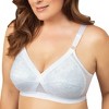 Collections Etc Instant Shaping by Plusform Lace Criss-Cross Soft Cup Bra - 2 of 4