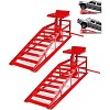 Heavy-Duty Hydraulic Car Ramps 5T Capacity - Adjustable 9.3-14 Inch Height for Cars, SUVs, and Light Trucks - 2 of 4