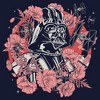 Women's Star Wars Floral Darth Vader With Tie Fighters T-Shirt - 2 of 4