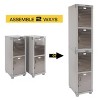 Seville Classics UltraHD 4-Door Stackable Locker Cabinet - 3 of 4