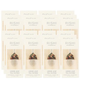 Rishi Tea and Botanicals Loose Leaf Tea Filters - Case of 24/100 ct - 1 of 4