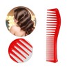 Unique Bargains Anti Static Hair Comb Wide Tooth for Thick Curly Hair Hair Care Detangling Comb For Wet and Dry 2 Pcs - 2 of 4