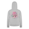 Everyday Kids Christmas Collection Pink & Gold Splatter Tree Girls Zip Up Hoodie – Holiday Sweatshirt - 4 of 4