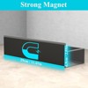 Attop 6 Pack Magnetic Spice Storage Rack Organizer for Refrigerator and Oven, Dark Gray Fridge Organizers and Storage - 4 of 4
