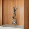 Industrial Style Coat Rack Stand with 2 Shelves: Sturdy, Stylish Organizer for Clothes, Hats, and Bags - 4 of 4